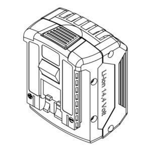 STEP H45L-14.4 Batteri Li Ion 14,4V 4,0AH