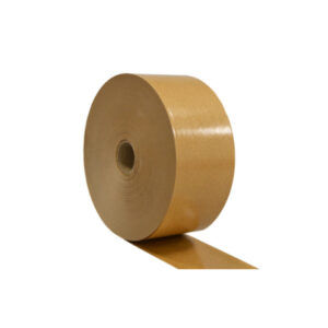 Gummieret vandaktiveret tape 60 mm x 200 m – brunt 70 g